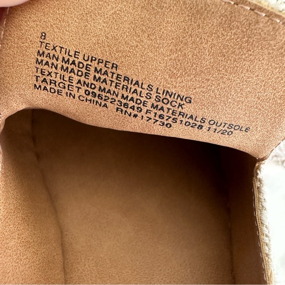 Universal Thread espadrille slides size 8 - Picture 3 of 7